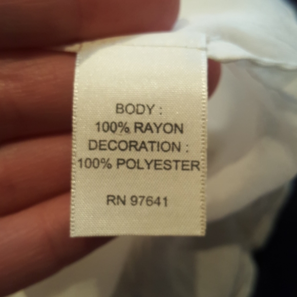 J.JILL ♡ Vintage Elegant Sheer Ivory Intricate Detailed Embroidery Blouse XS - Picture 17 of 17